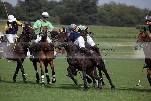 Ziani v Stonehurst Black in a West Sussex Cup polo match on Satu