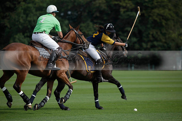 Ziani v Stonehurst Black in a West Sussex Cup polo match on Satu