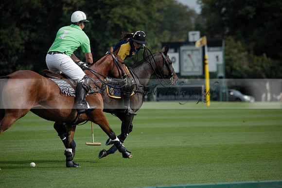 Ziani v Stonehurst Black in a West Sussex Cup polo match on Satu
