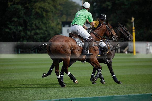 Ziani v Stonehurst Black in a West Sussex Cup polo match on Satu