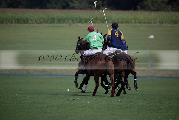 Ziani v Stonehurst Black in a West Sussex Cup polo match on Satu