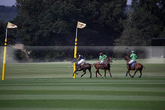 Ziani v Stonehurst Black in a West Sussex Cup polo match on Satu