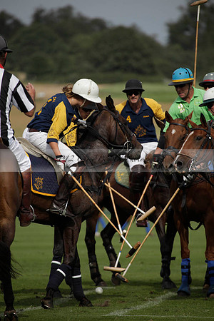 Ziani v Stonehurst Black in a West Sussex Cup polo match on Satu