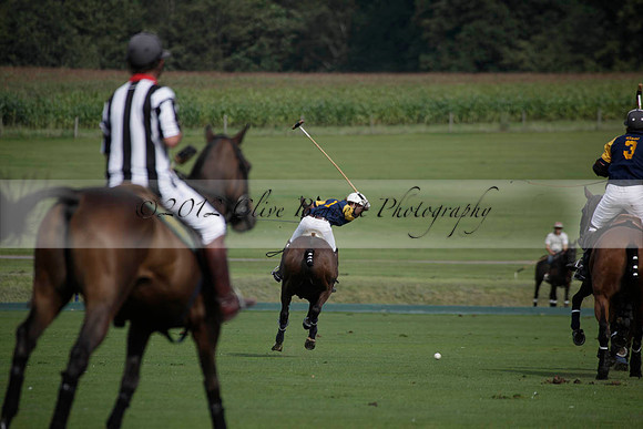 Ziani v Stonehurst Black in a West Sussex Cup polo match on Satu