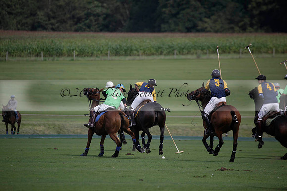 Ziani v Stonehurst Black in a West Sussex Cup polo match on Satu