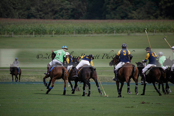 Ziani v Stonehurst Black in a West Sussex Cup polo match on Satu