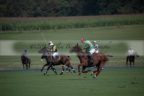 Ziani v Stonehurst Black in a West Sussex Cup polo match on Satu