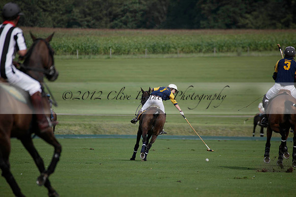 Ziani v Stonehurst Black in a West Sussex Cup polo match on Satu