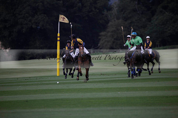 Ziani v Stonehurst Black in a West Sussex Cup polo match on Satu