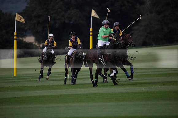 Ziani v Stonehurst Black in a West Sussex Cup polo match on Satu