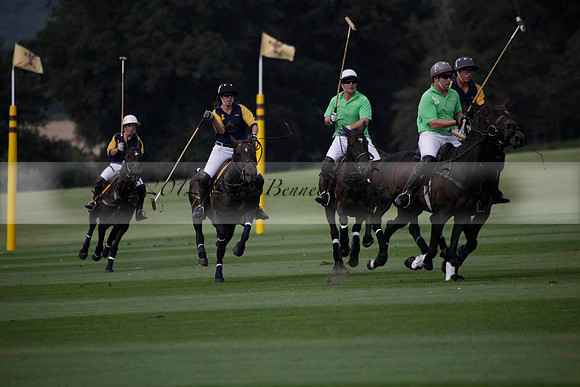 Ziani v Stonehurst Black in a West Sussex Cup polo match on Satu