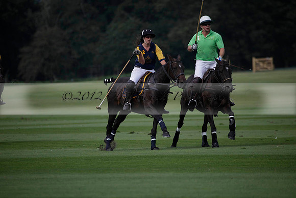 Ziani v Stonehurst Black in a West Sussex Cup polo match on Satu