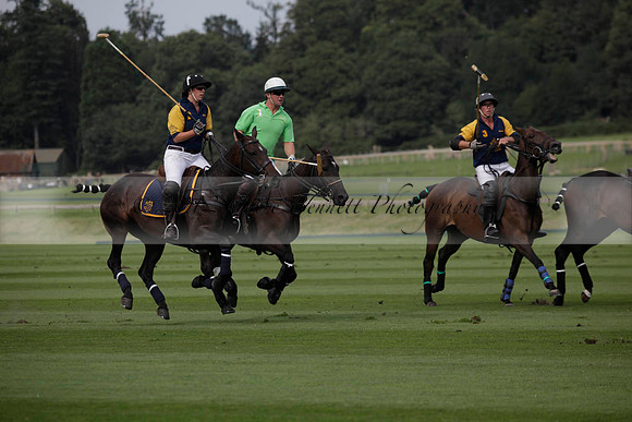Ziani v Stonehurst Black in a West Sussex Cup polo match on Satu