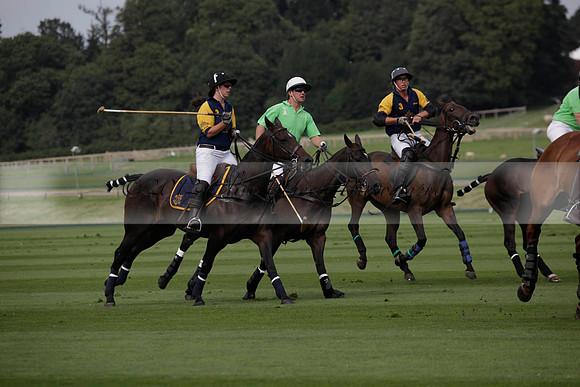 Ziani v Stonehurst Black in a West Sussex Cup polo match on Satu