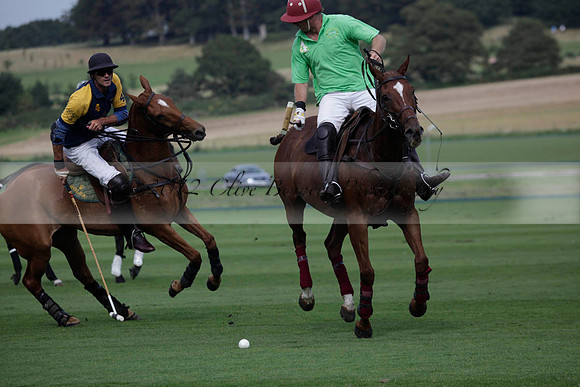 Ziani v Stonehurst Black in a West Sussex Cup polo match on Satu