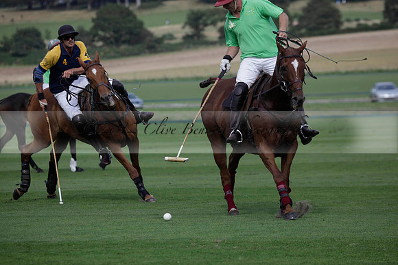 Ziani v Stonehurst Black in a West Sussex Cup polo match on Satu