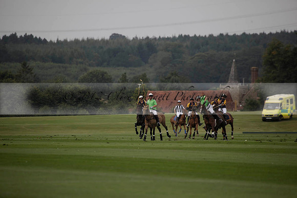Ziani v Stonehurst Black in a West Sussex Cup polo match on Satu