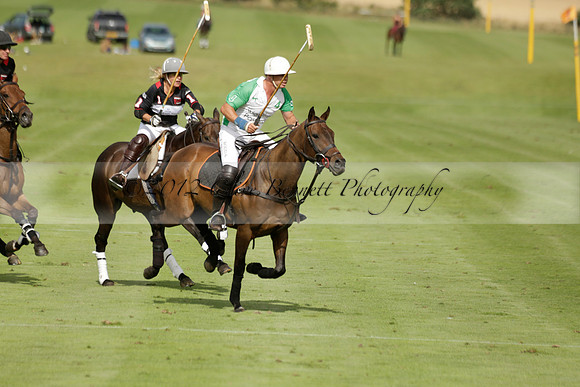Jaeger Le Coultre (black)  v Wairakei Pastoral (white) in a Jaeger Le Coultre Holden White Cup polo match played on 29 July 2013 at Cowdray Park Polo Club on Brooksfieldwww.polopictures.co.uk