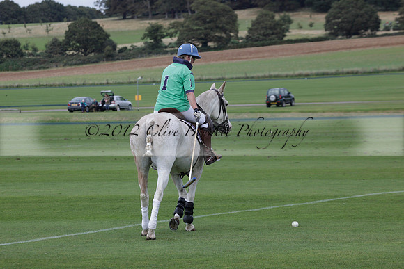 Broadoak Farm v Salkeld in an Autumn Cup polo match played on Lawns 2 at Cowdray Park Polo Club on Sunday 16 September 2012