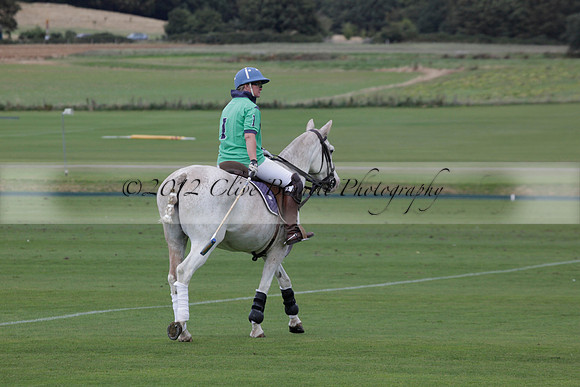 Broadoak Farm v Salkeld in an Autumn Cup polo match played on Lawns 2 at Cowdray Park Polo Club on Sunday 16 September 2012