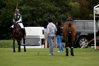 Broadoak Farm v Salkeld in an Autumn Cup polo match played on Lawns 2 at Cowdray Park Polo Club on Sunday 16 September 2012