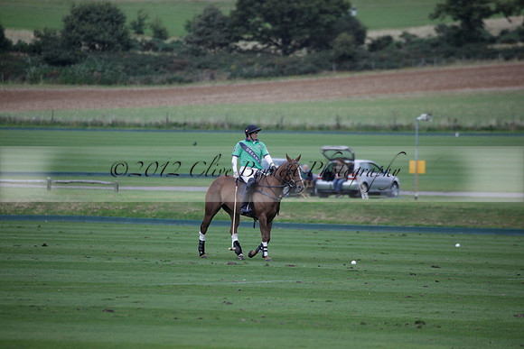 Broadoak Farm v Salkeld in an Autumn Cup polo match played on Lawns 2 at Cowdray Park Polo Club on Sunday 16 September 2012