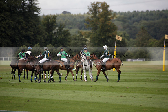 Broadoak Farm v Salkeld in an Autumn Cup polo match played on Lawns 2 at Cowdray Park Polo Club on Sunday 16 September 2012