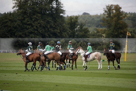 Broadoak Farm v Salkeld in an Autumn Cup polo match played on Lawns 2 at Cowdray Park Polo Club on Sunday 16 September 2012