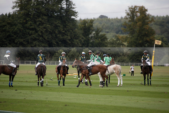 Broadoak Farm v Salkeld in an Autumn Cup polo match played on Lawns 2 at Cowdray Park Polo Club on Sunday 16 September 2012