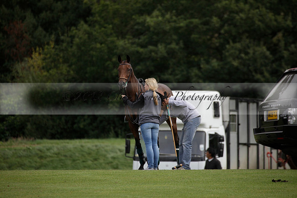 Broadoak Farm v Salkeld in an Autumn Cup polo match played on Lawns 2 at Cowdray Park Polo Club on Sunday 16 September 2012