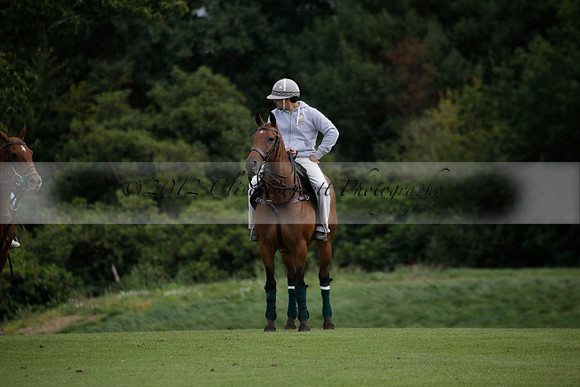Broadoak Farm v Salkeld in an Autumn Cup polo match played on Lawns 2 at Cowdray Park Polo Club on Sunday 16 September 2012