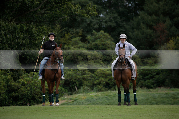 Broadoak Farm v Salkeld in an Autumn Cup polo match played on Lawns 2 at Cowdray Park Polo Club on Sunday 16 September 2012