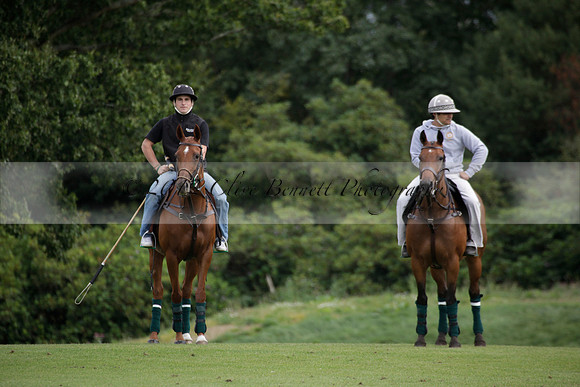 Broadoak Farm v Salkeld in an Autumn Cup polo match played on Lawns 2 at Cowdray Park Polo Club on Sunday 16 September 2012