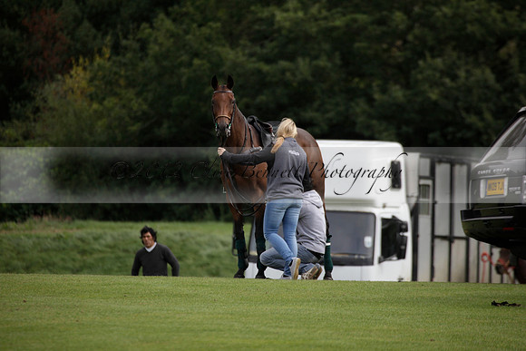 Broadoak Farm v Salkeld in an Autumn Cup polo match played on Lawns 2 at Cowdray Park Polo Club on Sunday 16 September 2012
