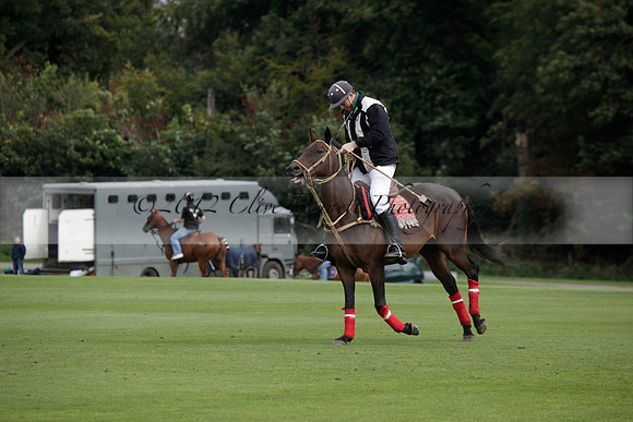 Broadoak Farm v Salkeld in an Autumn Cup polo match played on Lawns 2 at Cowdray Park Polo Club on Sunday 16 September 2012
