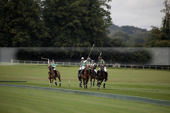 Broadoak Farm v Salkeld in an Autumn Cup polo match played on Lawns 2 at Cowdray Park Polo Club on Sunday 16 September 2012