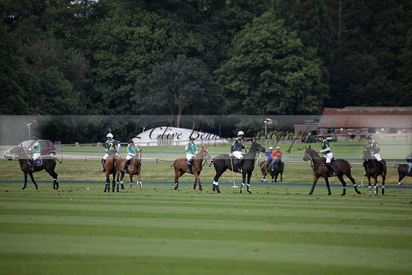 Broadoak Farm v Salkeld in an Autumn Cup polo match played on Lawns 2 at Cowdray Park Polo Club on Sunday 16 September 2012