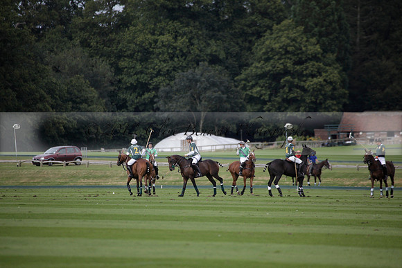 Broadoak Farm v Salkeld in an Autumn Cup polo match played on Lawns 2 at Cowdray Park Polo Club on Sunday 16 September 2012