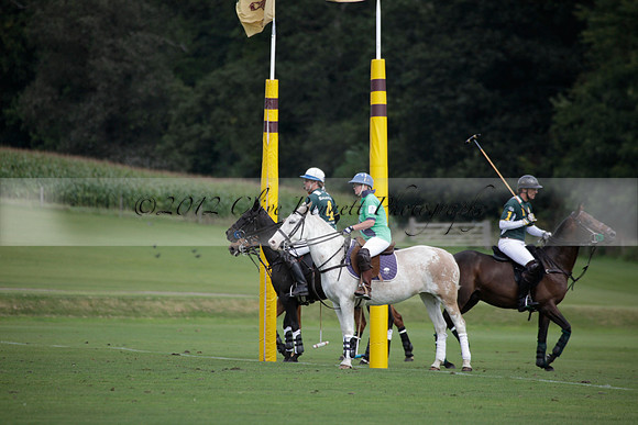 Broadoak Farm v Salkeld in an Autumn Cup polo match played on Lawns 2 at Cowdray Park Polo Club on Sunday 16 September 2012