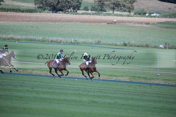 Broadoak Farm v Salkeld in an Autumn Cup polo match played on Lawns 2 at Cowdray Park Polo Club on Sunday 16 September 2012