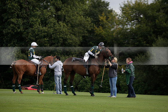 Broadoak Farm v Salkeld in an Autumn Cup polo match played on Lawns 2 at Cowdray Park Polo Club on Sunday 16 September 2012
