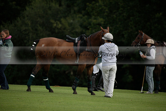 Broadoak Farm v Salkeld in an Autumn Cup polo match played on Lawns 2 at Cowdray Park Polo Club on Sunday 16 September 2012