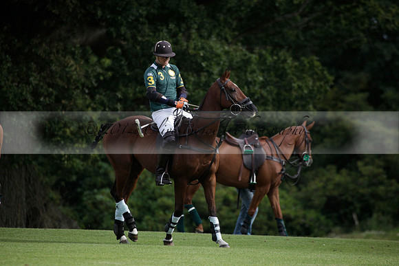 Broadoak Farm v Salkeld in an Autumn Cup polo match played on Lawns 2 at Cowdray Park Polo Club on Sunday 16 September 2012