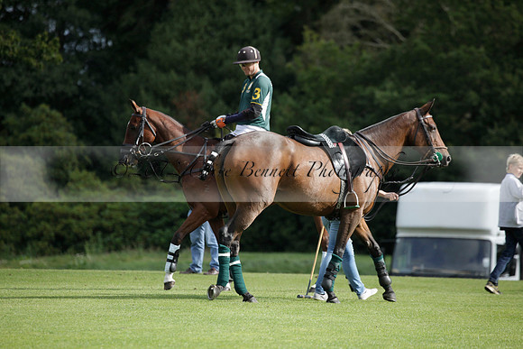 Broadoak Farm v Salkeld in an Autumn Cup polo match played on Lawns 2 at Cowdray Park Polo Club on Sunday 16 September 2012