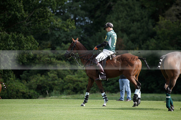 Broadoak Farm v Salkeld in an Autumn Cup polo match played on Lawns 2 at Cowdray Park Polo Club on Sunday 16 September 2012
