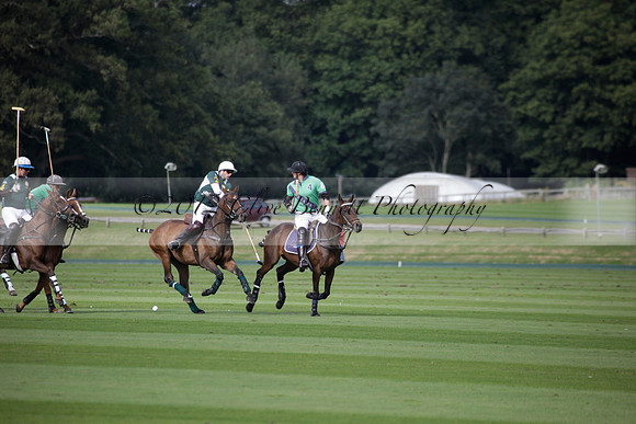 Broadoak Farm v Salkeld in an Autumn Cup polo match played on Lawns 2 at Cowdray Park Polo Club on Sunday 16 September 2012