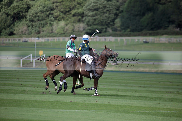 Broadoak Farm v Salkeld in an Autumn Cup polo match played on Lawns 2 at Cowdray Park Polo Club on Sunday 16 September 2012