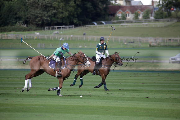 Broadoak Farm v Salkeld in an Autumn Cup polo match played on Lawns 2 at Cowdray Park Polo Club on Sunday 16 September 2012