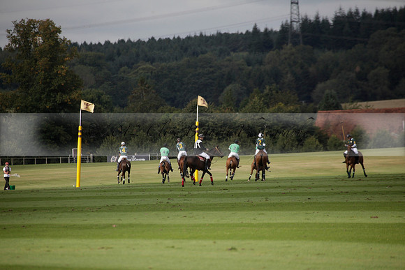 Broadoak Farm v Salkeld in an Autumn Cup polo match played on Lawns 2 at Cowdray Park Polo Club on Sunday 16 September 2012
