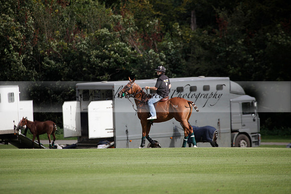 Broadoak Farm v Salkeld in an Autumn Cup polo match played on Lawns 2 at Cowdray Park Polo Club on Sunday 16 September 2012